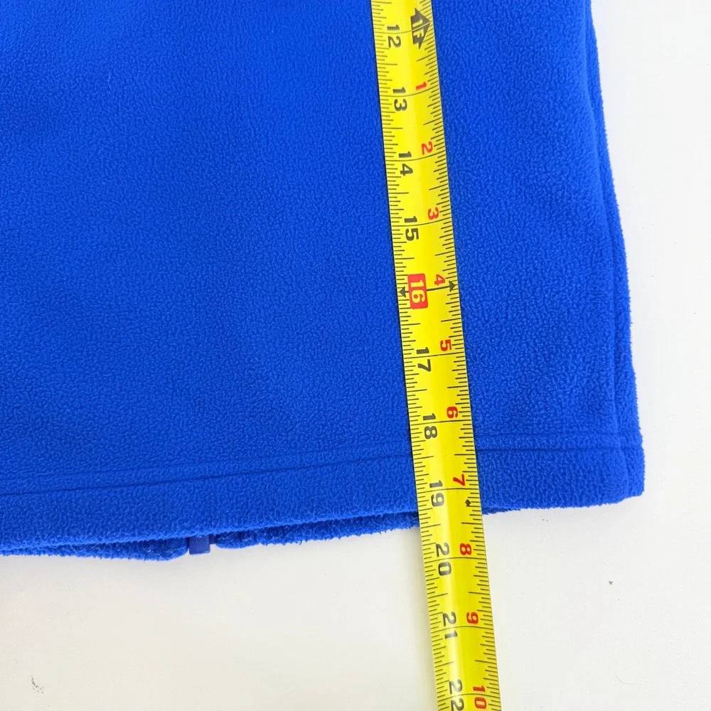The North Face Youth Boys Royal Blue Full Zip Fleece Jacket Size Small 7/8